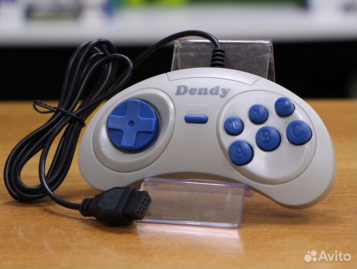 Джойстик 8-bit 04-JS серый (Узкий разъем 9 pin)