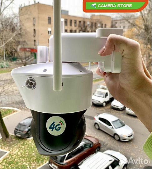 Камера на солнечных акб, 2 объектива, сим