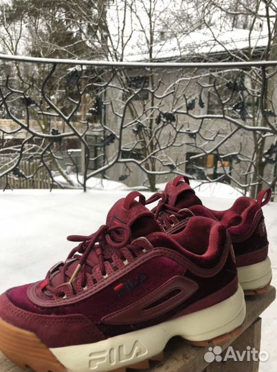 Fila Disruptor II Red Velvet, кроссовки женские