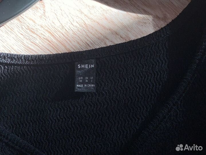 Топ shein черный