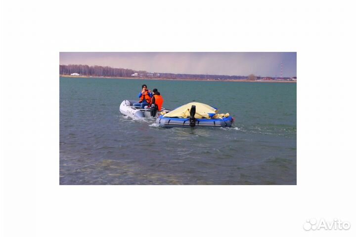 Надувной плот-палатка polar bird raft 260+слань