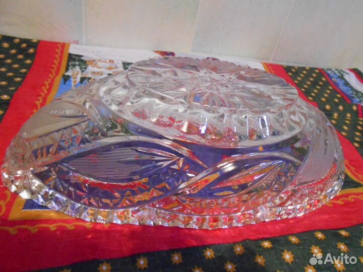 Продам хрустальную ладью, времен СССР