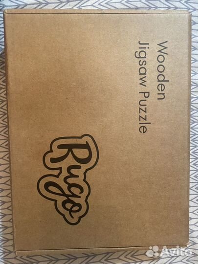 Фигурный деревянный пазл Egyptian Cat новый