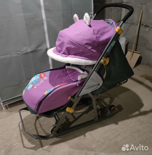 Санки коляска ника 7-2