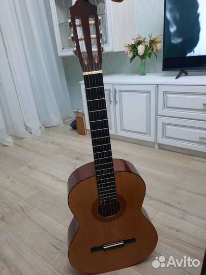 Гитара hohner с чехлом и подставкой под ногу