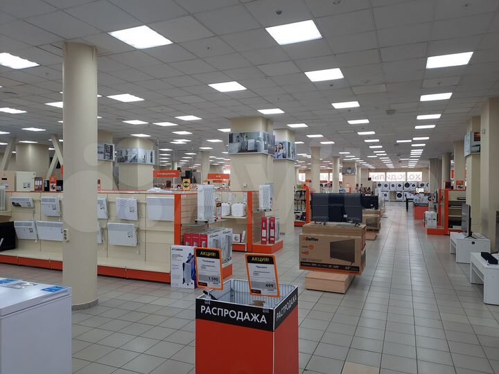 Торговая площадь, от 200 до 3600 м²