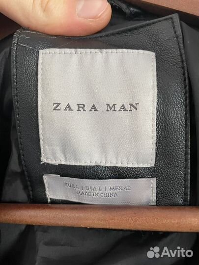 Кожаная куртка Zara