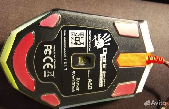 Игровая мышь A4Tech Bloody A60