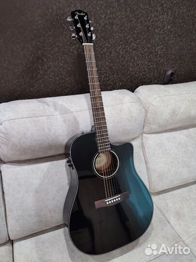 Гитара Fender CD-60CE BLK-DS-V2