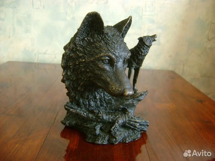 Бронза Волк Статуэтка Европа Волки