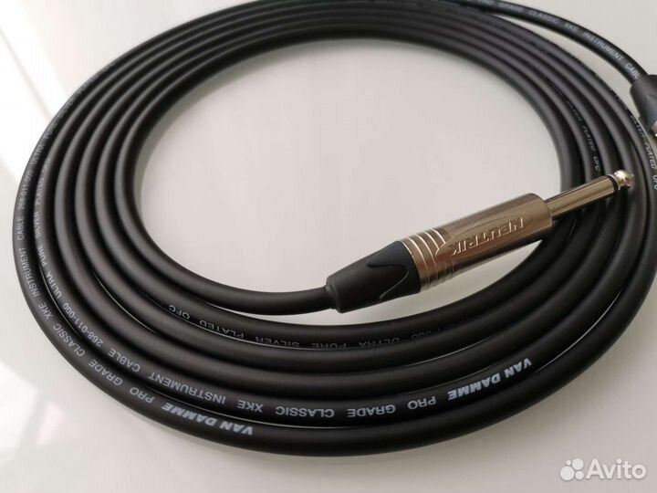 Кабель для электрогитары Van Damme c Neutrik NP2X