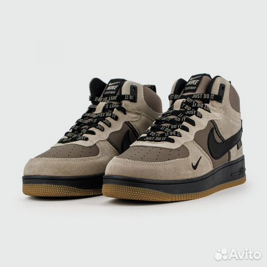 Кроссовки Nike Air Force 1 Mid L.Grey / D.Grey