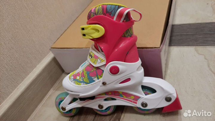 Роликовые коньки детские раздвижные