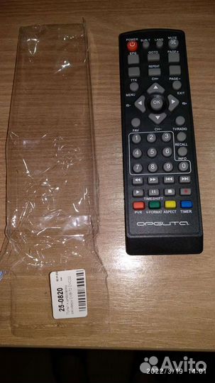 Пульт ду для dvb-t2 приставки. Новый