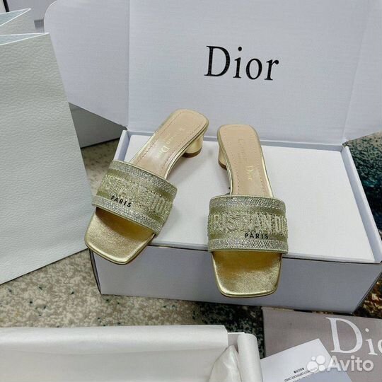 Шлепанцы christian dior