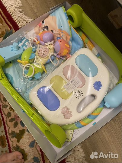 Развивающий музыкальный коврик с пианино