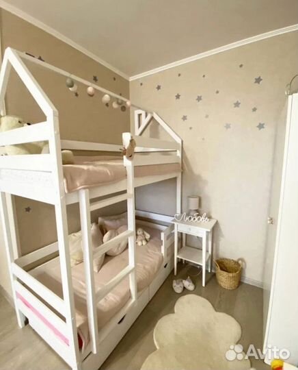 Кровать подростковая с бортиком