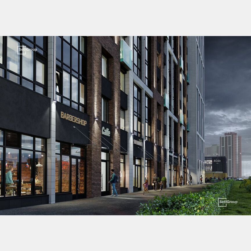 1-к. квартира, 42,1 м², 4/12 эт.