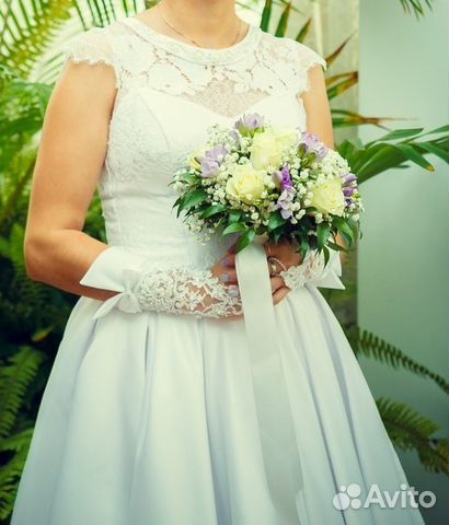 Свадебное красивое платье)