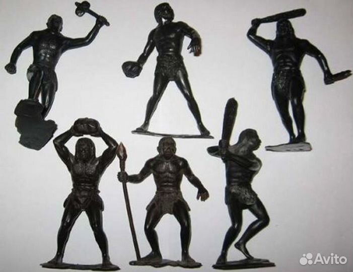 Игрушки и статуэтки СССР Первобытные люди