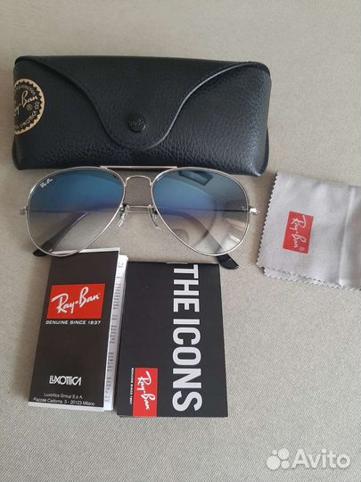 Солнцезащитные очки ray ban aviator