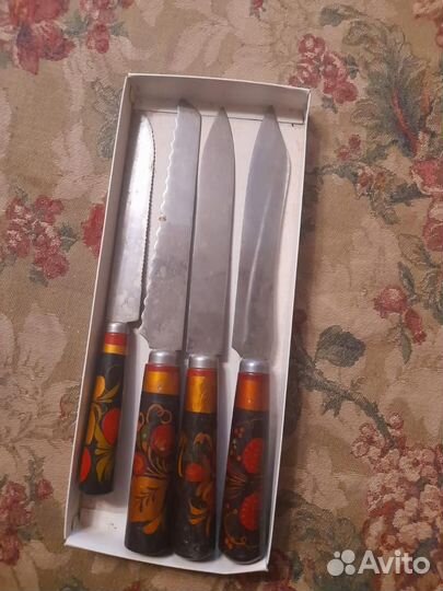 Набор ножей Хохлома