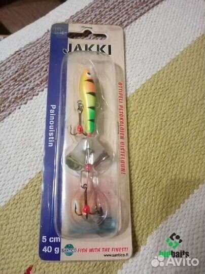 Балансир jakki Painouistin 5cm 40g. Финляндия