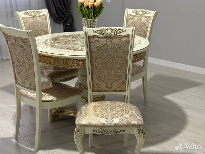 Стол и стулья 50