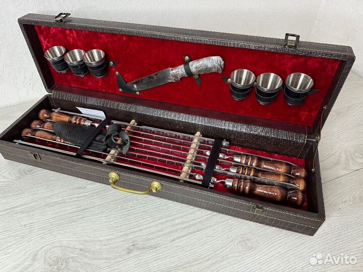 Шн0063GP Шашлычный набор №3, 17 предметов