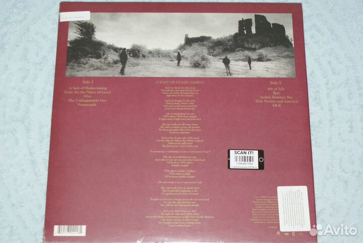 U 2 - The Unforgettable Fire LP 180 GR.Запечатан