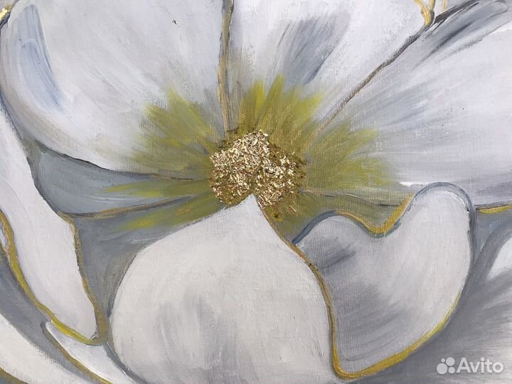 2 Картины маслом холст на котроне 50*40 одна