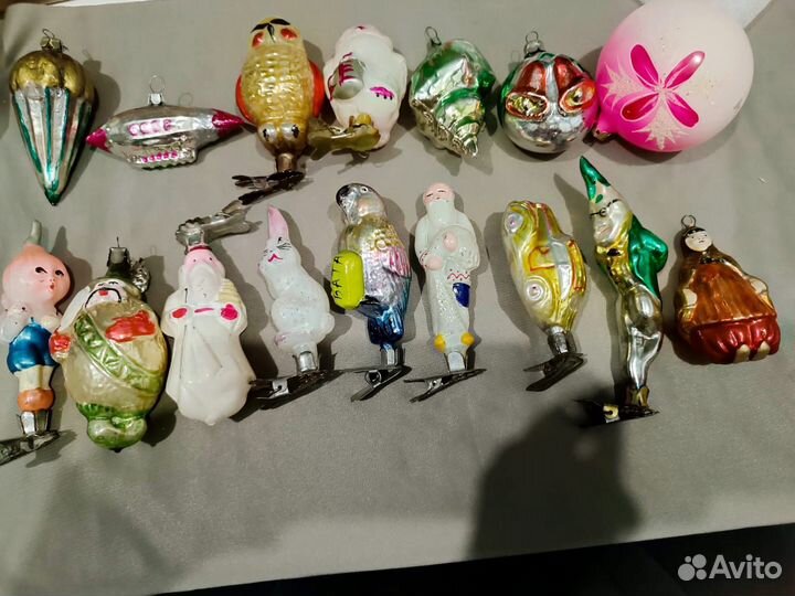 Елочные игрушки СССР