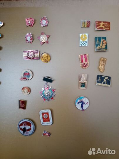 Значки СССР, деньги бумажные СССР