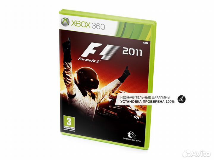 Formula One F1 2011, б/у, незнач.царап., английски