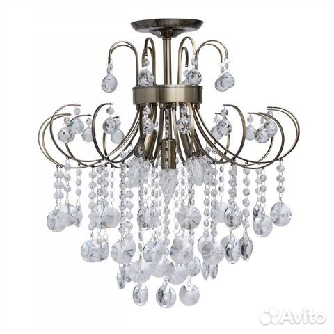 Люстра потолочная хрустальная Бриз De City бу