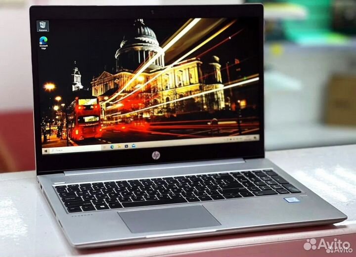 Ультрабук HP ProBook 15 / IPS / SSD/ алюминиевый к