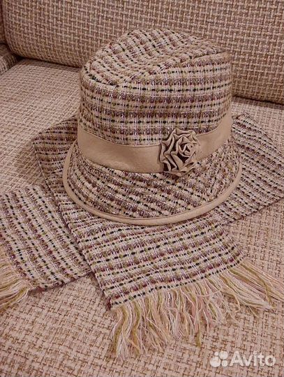 Шапка и шарф (весна, осень)