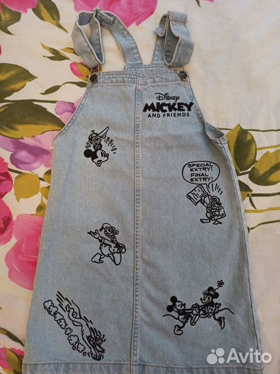 Джинсовый сарафан для девочки