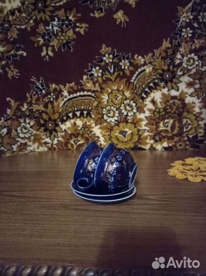 Кофейная пара кобальт