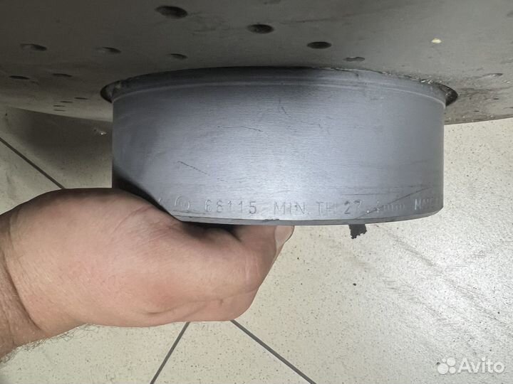 Задний тормозной диск w463