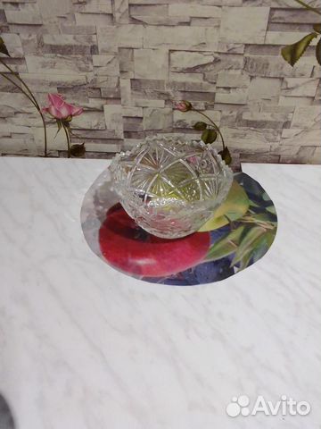 Ваза хрустальная