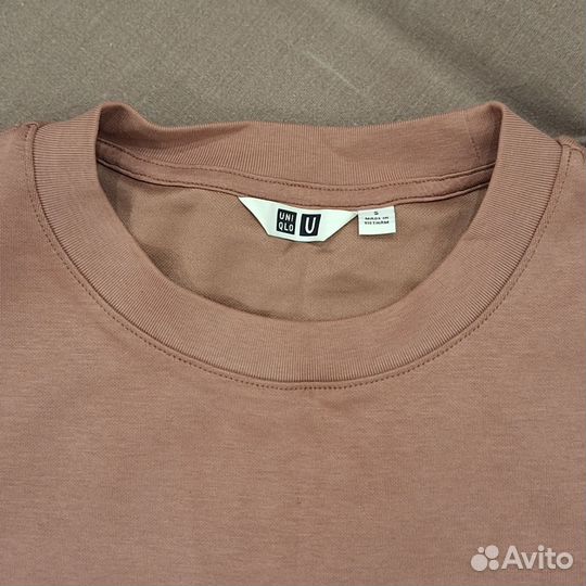 Футболка uniqlo airism (EU S) розовая оригинал