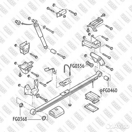 Сайлентблок рессоры