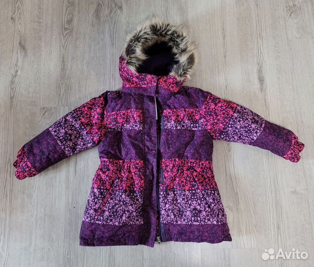 Парка для девочки 116 зима