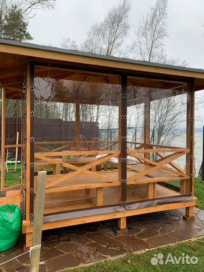 Мягкие окна для беседок, террасс, веранд, балконов