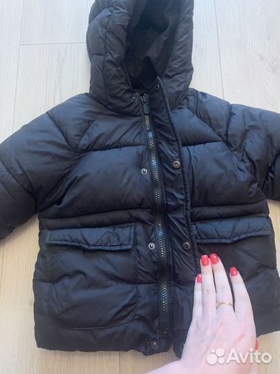 Детский пуховик zara