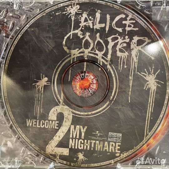 Компакт диск Alice Cooper -Welcome 2 my nightmare