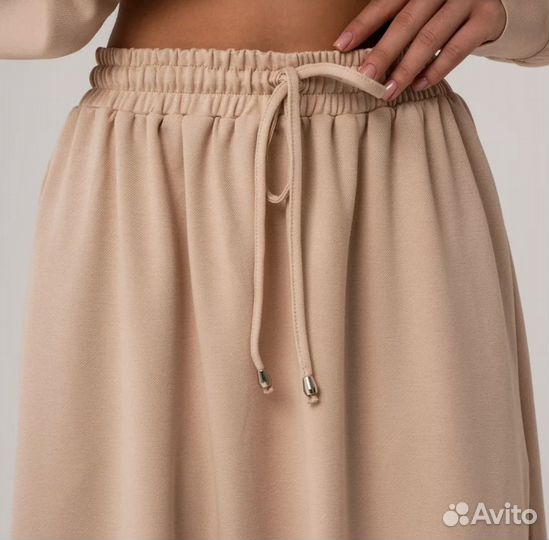 Костюм двойка трикотажный с юбкой