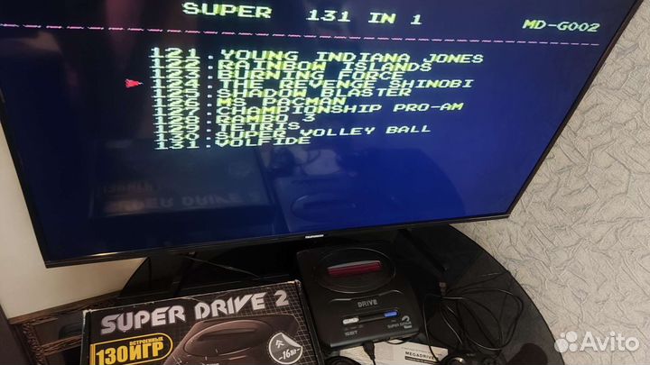 Игровая приставка Sega super drive2 130 игр