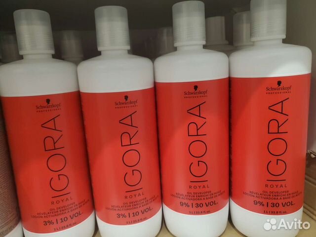 Schwarzkopf Оксидант Игора 3-6-9-12 процент 1000мл